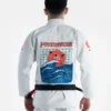 Blue BJJ Gi featuring a wave design from Progress Unknown