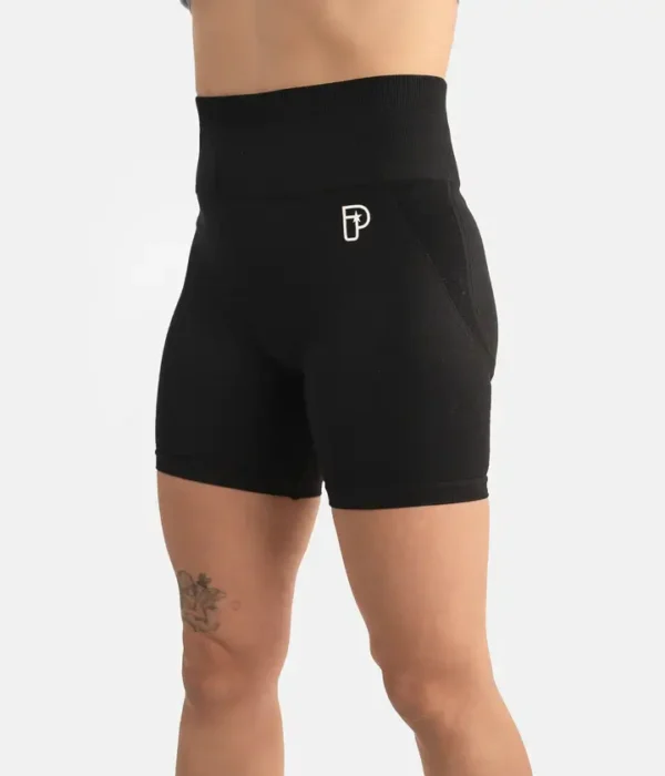 Ladies Pro Seamless Grappling Shorts by Progress Woman wearing Progress Ladies Pro Seamless Grappling Shorts