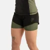 Women wearing Progress Academy Women's Hybrid Shorts