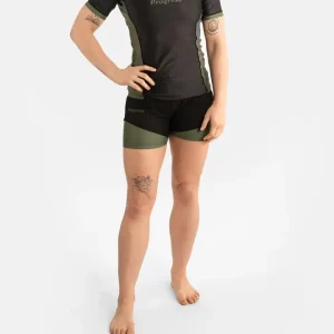 Woman wearing Progress Academy Women's Hybrid Shorts