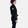 Progress Bengal Kimono Bjj Gi Black 4 A person wearing the Progress Bengal Kimono BJJ Gi