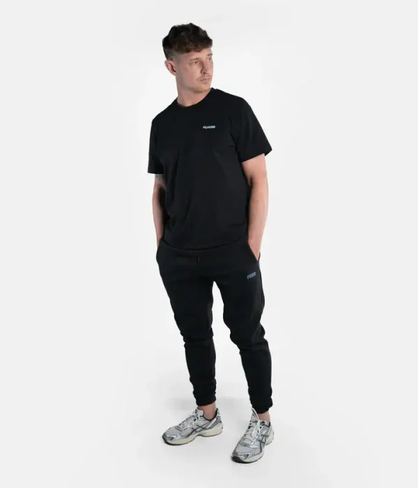 Progress Bengal T Shirt Black 2 Man wearing a Progress Bengal T-shirt