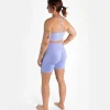 Portrait of a woman wearing Progress Eira Ladies Seamless Shorts.