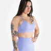 Progress Eira Ladies Seamless Sports Bra in a neutral setting