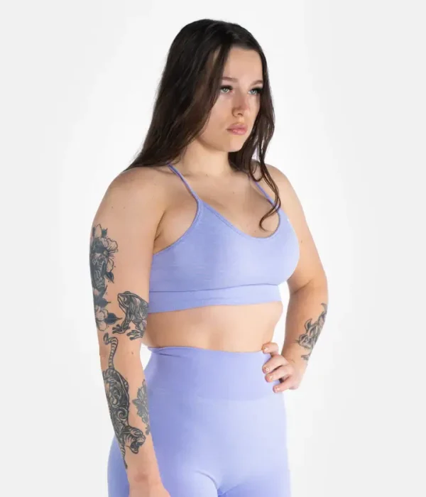 Progress Eira Ladies Seamless Sports Bra in a neutral setting