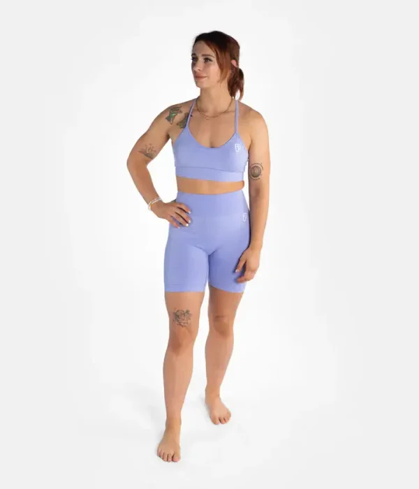 Woman wearing Progress Eira Ladies Seamless Sports Bra