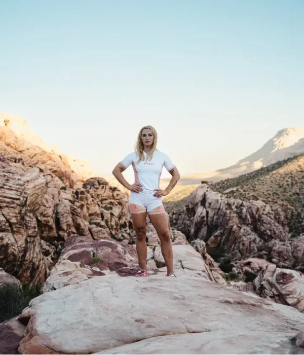 A stylish Progress Ffion CJI Rash Guard 2024 in action