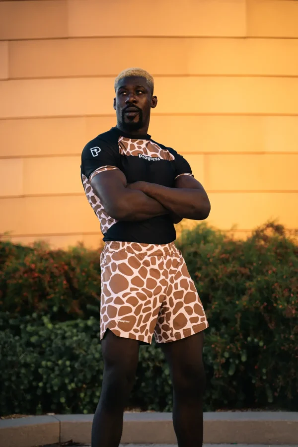 Haisam ADCC Board Shorts by Progress Man wearing Progress Haisam ADCC Board Shorts