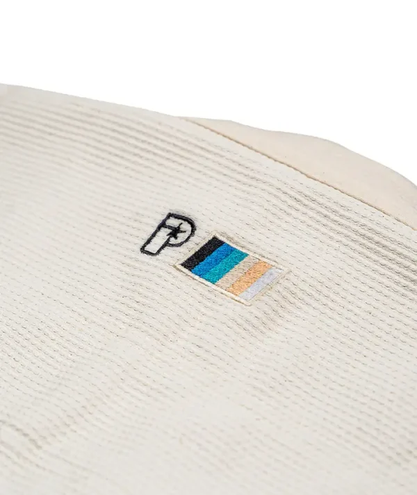 Progress Ladies M6 Mark 6 Bjj Gi Unbleached 7 Woman wearing the Progress Ladies M6 Mark 6 BJJ Gi