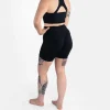 Progress Ladies Pro Seamless Grappling Shorts Black 5 Close-up image of Progress Ladies Pro Seamless Grappling Shorts.