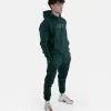 Man wearing a black Progress PRG Hoodie, front view