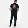 Progress Skull Tee T Shirt Black 4 Man wearing a Progress Skull Tee T-Shirt