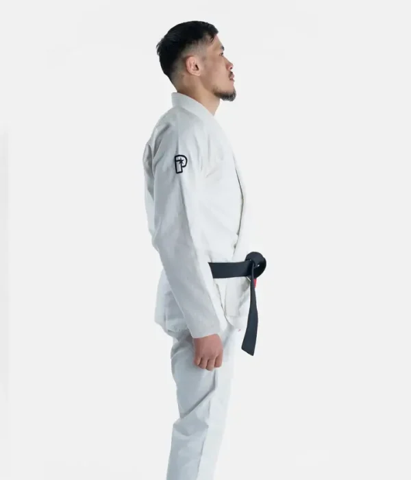 White BJJ Gi from Progress The Academy with a free white belt