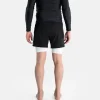 Progress Unknown Great Wave Hybrid Shorts Black 1 Men's hybrid shorts named "Progress Unknown Great Wave"