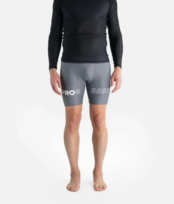 Progress Pro Vale Tudo compression shorts in black color