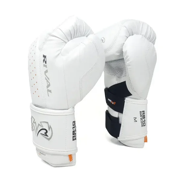Rival Bag Gloves Rb10 Intelli Shock White 1 Rival Bag Gloves RB10 Intelli-Shock - White in White — on‑body look