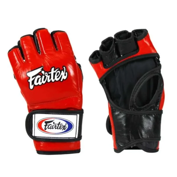 Close-up shot of Fairtex FGV12 MMA Ultimate Gloves.