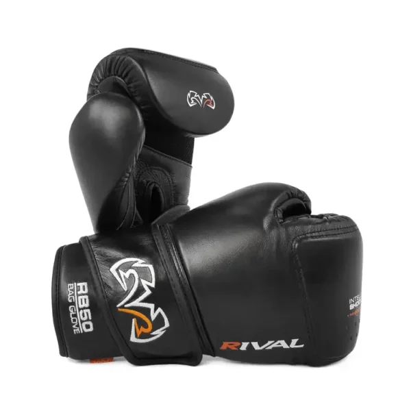 A pair of Rival Bag Gloves RB50 Intelli-Shock Compact