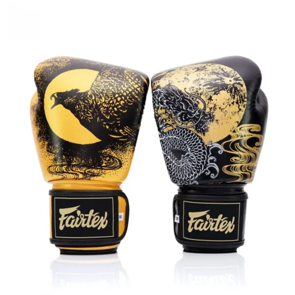 Pair of Fairtex Boxing Gloves BGV26 Harmony in multicolor design.