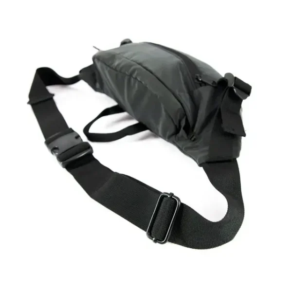Fairtex Bag13 Cross Body Bag - Grey in Grey — detail shot