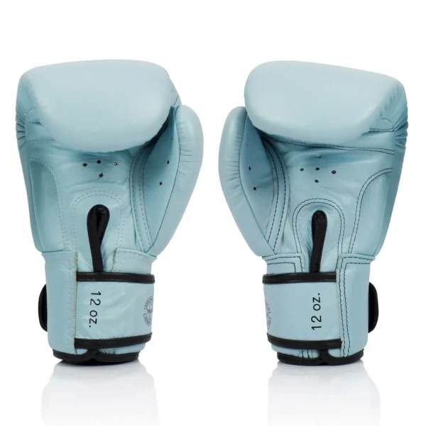 Fairtex Bgv20 Pastel Leather Boxing Gloves Light Blue 2 Pair of Fairtex BGV20 Pastel Leather Boxing Gloves