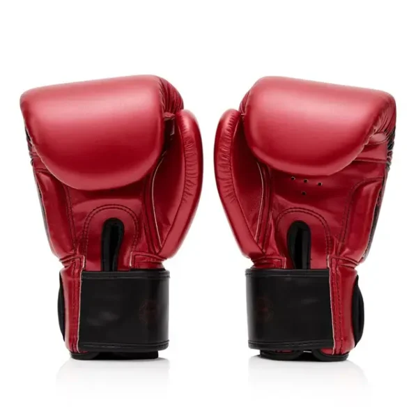 Fairtex Boxing Gloves Bgv Golden Jubilee Red 3 Elegant pair of Fairtex Boxing Gloves BGV Golden Jubilee