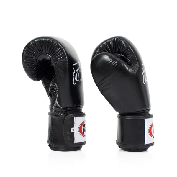 Fairtex Boxing Gloves BGV1-B Breathable on a neutral background