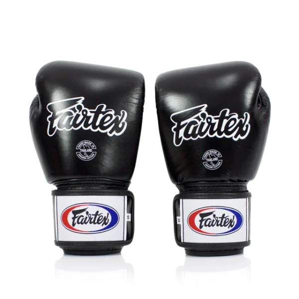 Pair of Fairtex Boxing Gloves BGV1-B Breathable in action