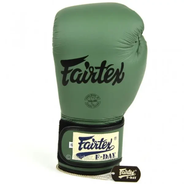 Fairtex Boxing Gloves Bgv11 F Day Green 1 Pair of Fairtex Boxing Gloves BGV11 F-Day