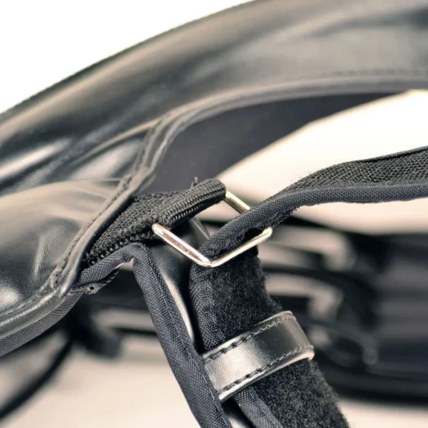 Fairtex Deluxe Thigh Pads TP3 in a studio setting