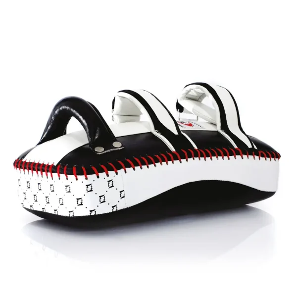 Fairtex KPLC2 Curved Standard Kick Pads - Black in Black — folded layout