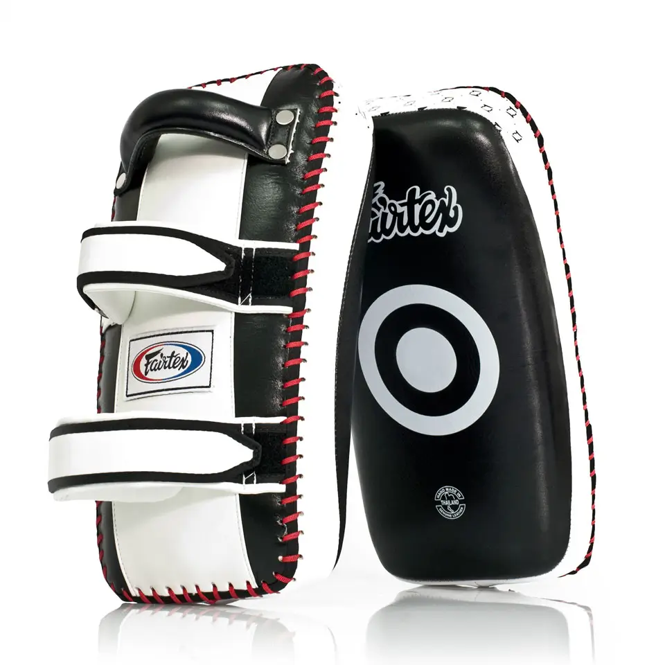 Fairtex KPLC2 Curved Standard Kick Pads in Black - product image