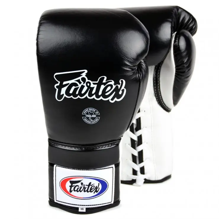 Close-up image of Fairtex Lace-up Sparring Gloves BGL3