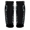 Fairtex Neoprene Sp6 Mma Shin Pads Guards Red 1 A pair of Fairtex Neoprene SP6 MMA Shin Pads Guards on a white background