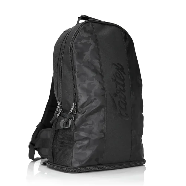 Fairtex Rucksack Gym Bag Camo Bag4 Black Camo 1 Fairtex Camouflage Rucksack Gym Bag
