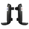 Fairtex Sp3 Double Padded Shin Guards Black 2 Fairtex SP3 Double Padded Shin Guards on a neutral background