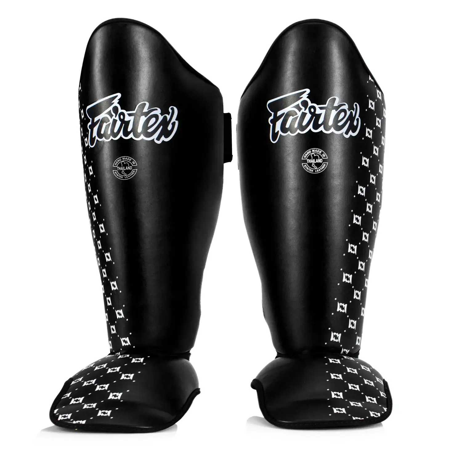 Closeup view of Fairtex SP5 Shin Guards.