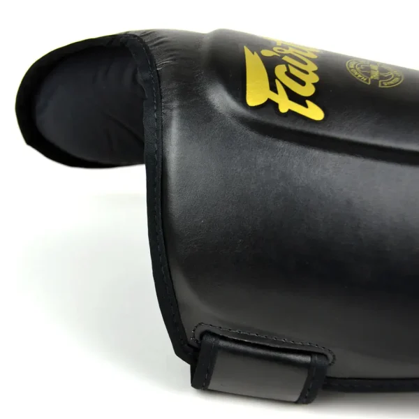 Quality Fairtex SP8 Ultimate Shin Guards in action