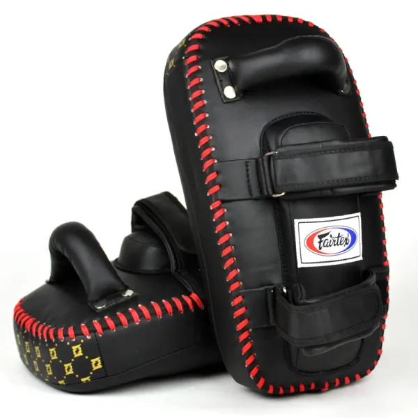Fairtex Thai Kick Pads Kplc5 Light Weight Black 1 Fairtex Thai Kick Pads KPLC5 Light Weight
