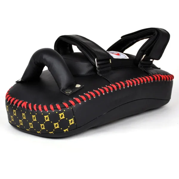 Fairtex Thai Kick Pads Kplc5 Light Weight Black 4 Pair of Fairtex Thai Kick Pads KPLC5