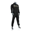 Model showcasing the Fairtex Vinyl Sweat Suit VS3