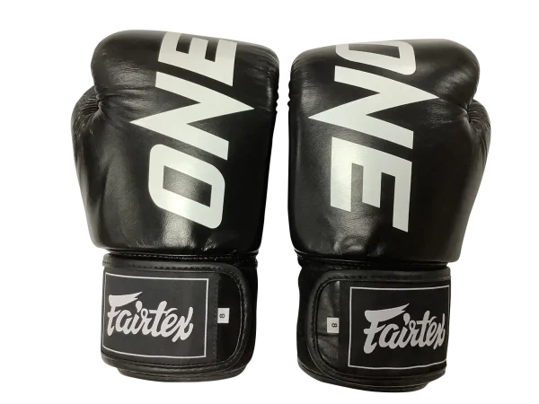 Fairtex X One FC BGV1 Boxing Gloves on a white background