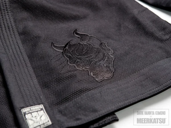 Meerkatsu Dark Hannya Kimono Bjj Gi Black 2 Meerkatsu Ladies Dark Hannya Kimono BJJ Gi