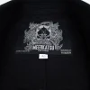 Meerkatsu Dark Hannya Kimono Bjj Gi Black 6 Woman wearing Meerkatsu Ladies Dark Hannya Kimono BJJ Gi