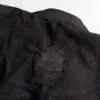 Meerkatsu Dark Hannya Kimono Bjj Gi Black 8 Woman wearing Meerkatsu Ladies Dark Hannya Kimono BJJ Gi
