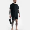 Progress 1.2L Water Bottle - Black in Black — rear print