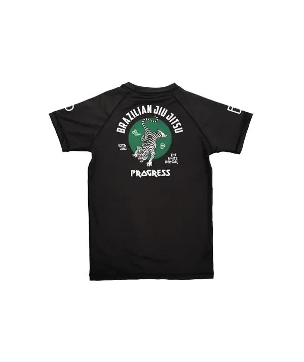 Closeup image of Progress Kids Bengal Rash Guard
