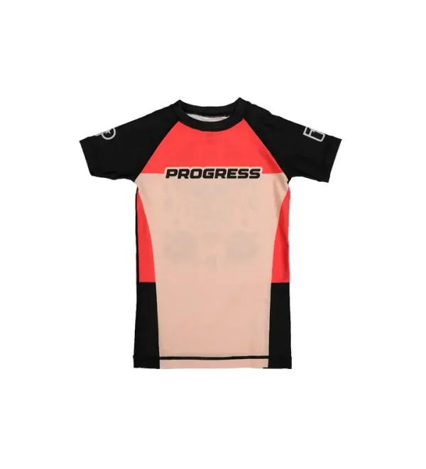 Child wearing Progress Kids Sugar Skull Rash Guard