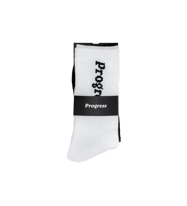 White and Black Progress PRO Socks