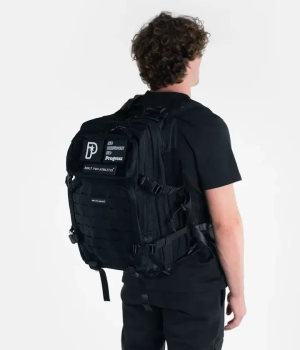 Progress X Built for Athletes Backpack - Black in Black — studio shot